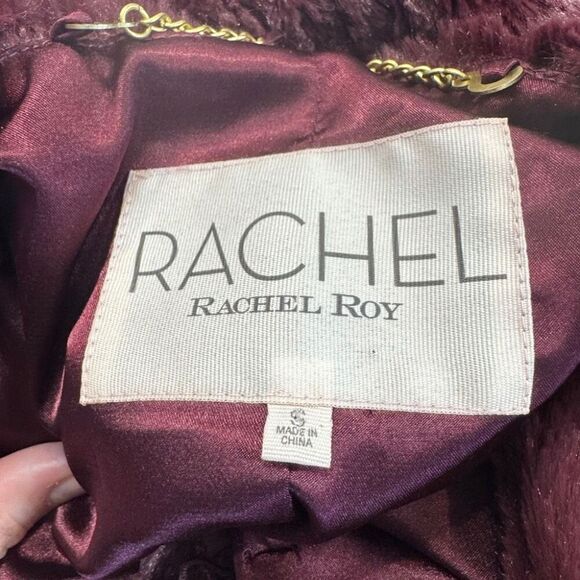 Rachel Roy Faux Fur Cropped Jacket - Picture 5 of 6